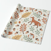 Elegantes skandinavisches Fall Pattern Geschenkpapier (Ungerollt)