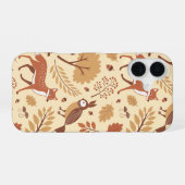 Elegantes skandinavisches Fall Pattern iPhone 16 Hülle (Rückseite (Horizontal))