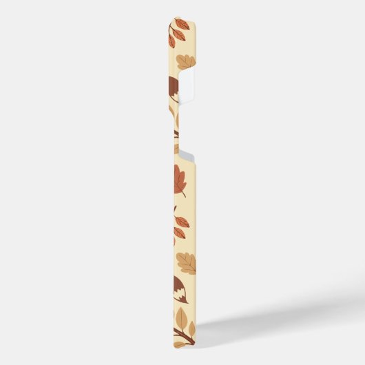 Elegantes skandinavisches Fall Pattern iPhone Hülle (Linke Seite)