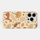 Elegantes skandinavisches Fall Pattern iPhone Hülle (Rückseite (Horizontal))