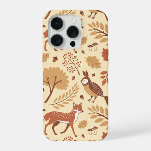 Elegantes skandinavisches Fall Pattern iPhone 15 Pro Hülle