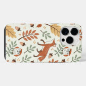 Elegantes skandinavisches Fall Pattern iPhone Hülle (Rückseite (Horizontal))