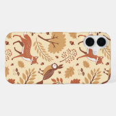 Elegantes skandinavisches Fall Pattern iPhone Hülle (Rückseite (Horizontal))