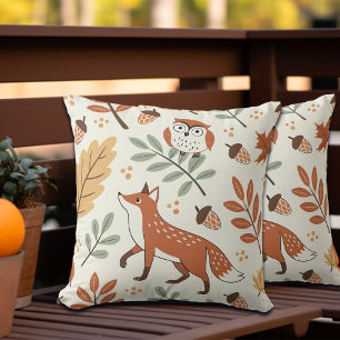 Elegantes skandinavisches Fall Pattern Kissen