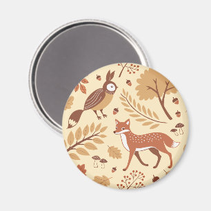 Elegantes skandinavisches Fall Pattern Magnet