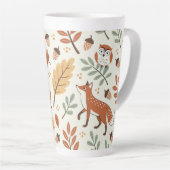 Elegantes skandinavisches Fall Pattern Milchtasse (Rechte Ecke)