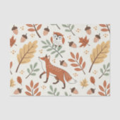Elegantes skandinavisches Fall Pattern Seidenpapier (Vorderseite)