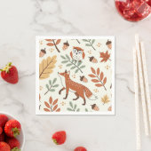 Elegantes skandinavisches Fall Pattern Serviette (Beispiel)