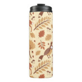 Elegantes skandinavisches Fall Pattern Thermosbecher (Vorderseite)