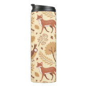 Elegantes skandinavisches Fall Pattern Thermosbecher (Nach rechts gedreht)