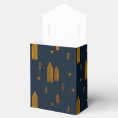 Elegantes skandinavisches Weihnachten Geschenkschachtel (Geöffnet)