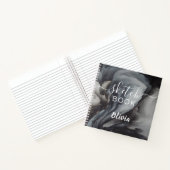 Elegantes Sketchbook - Ihr Name Skript Wasserfarbe Notizblock (Innenseite)
