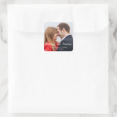 Elegantes Skript | Aufkleber für Fotos Save the Da (Tasche)