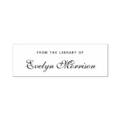 Elegantes Skript aus der Bibliothek Permastempel (Design)