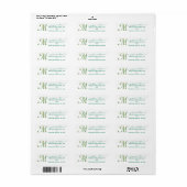 Elegantes Skript benutzerdefinierter Gold Green Mo (Vorne)