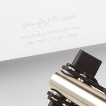 Elegantes Skript Braut Bräutigam Hochzeiten Rückse