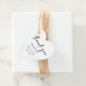 Elegantes Skript | Brautparty Vielen Dank für Ihr Geschenkanhänger (Beispiel)