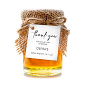 Elegantes Skript | Brautparty Vielen Dank für Ihr  Geschenkanhänger