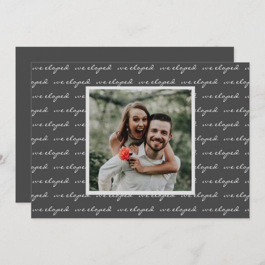 Elegantes Skript, das wir für maßgeschneiderte Hoc Ankündigung (Vorne/Hinten)