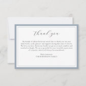 Elegantes Skript Einfach Moderne individuelle Beer Dankeskarte (Vorderseite)