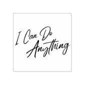 Elegantes Skript ermutigt zu Wort Gummistempel (Prägung)