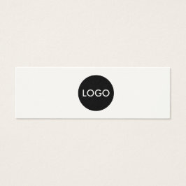 Elegantes Skript-Firmenlogo dank Einlegen der Kart