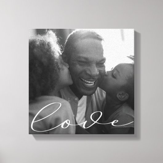 Elegantes Skript | Foto Canvas Print Leinwanddruck (Vorderseite)