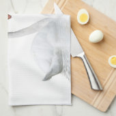 Elegantes Skript für weiße Schwäne Geschirrtuch (Viertel Falte)