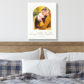 Elegantes Skript | Gemeinsam Foto Arch Leinwanddruck (Insitu (Schlafzimmer))