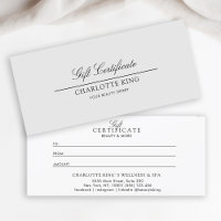 Elegantes Skript | Geschenkgutschein