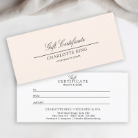 Elegantes Skript | Geschenkgutschein