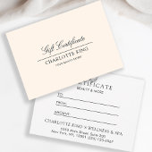 Elegantes Skript | Geschenkgutschein