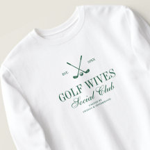 Elegantes Skript Golf Wives Social Club Custom