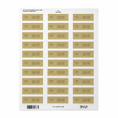 Elegantes Skript grau Mailing-Accessoires (Vorne)