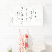 Elegantes Skript-Hochzeitsbanner – Liebe Banner (Insitu)