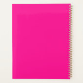 Elegantes Skript | INDIVIDUELLE NAME | Pink Planne Planer (Rückseite)