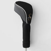 Elegantes Skript Individueller Name Personalisiert Golf Headcover (angewinkelt)