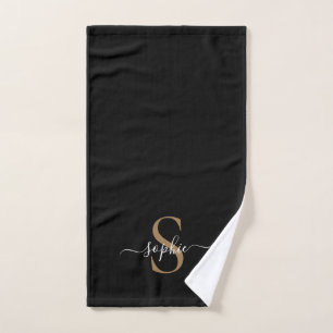 Elegantes Skript Individueller Name Personalisiert Handtuch