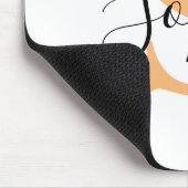Elegantes Skript Individueller Name Personalisiert Mousepad (Ecke)