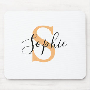 Elegantes Skript Individueller Name Personalisiert Mousepad