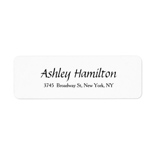 Elegantes Skript Kreativ Schlicht Schwarz-weiß (Vorne)