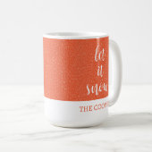 Elegantes Skript machen es zum Feiertag Kaffeetasse (VorderseiteRechts)