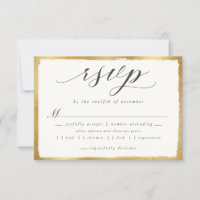 Elegantes Skript mit Goldküche für Hochzeiten