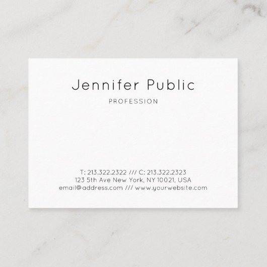 Elegantes Skript Moderne Abstrakte Vorlage Visitenkarte (Rückseite)