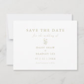 Elegantes Skript Moderne Aquarellfarben Save The Date (Vorderseite)