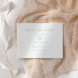 Elegantes Skript Moderne Aquarellfarben Save The Date