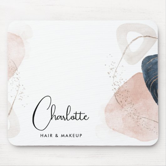 Elegantes Skript Moderne Benutzerdefiniert Mousepad (Vorne)