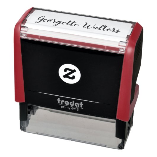 Elegantes Skript Moderne Signatur Custom Permastempel (Produkt)