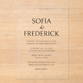 Elegantes Skript Moderne transparente Vorlage Akry (Vorderseite)