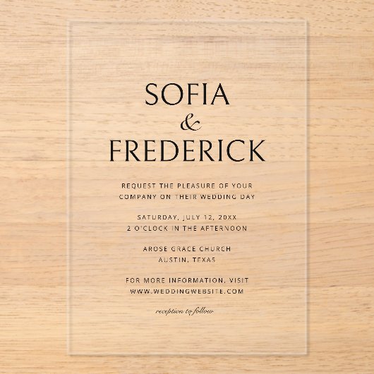 Elegantes Skript Moderne transparente Vorlage Akry (Vorderseite)